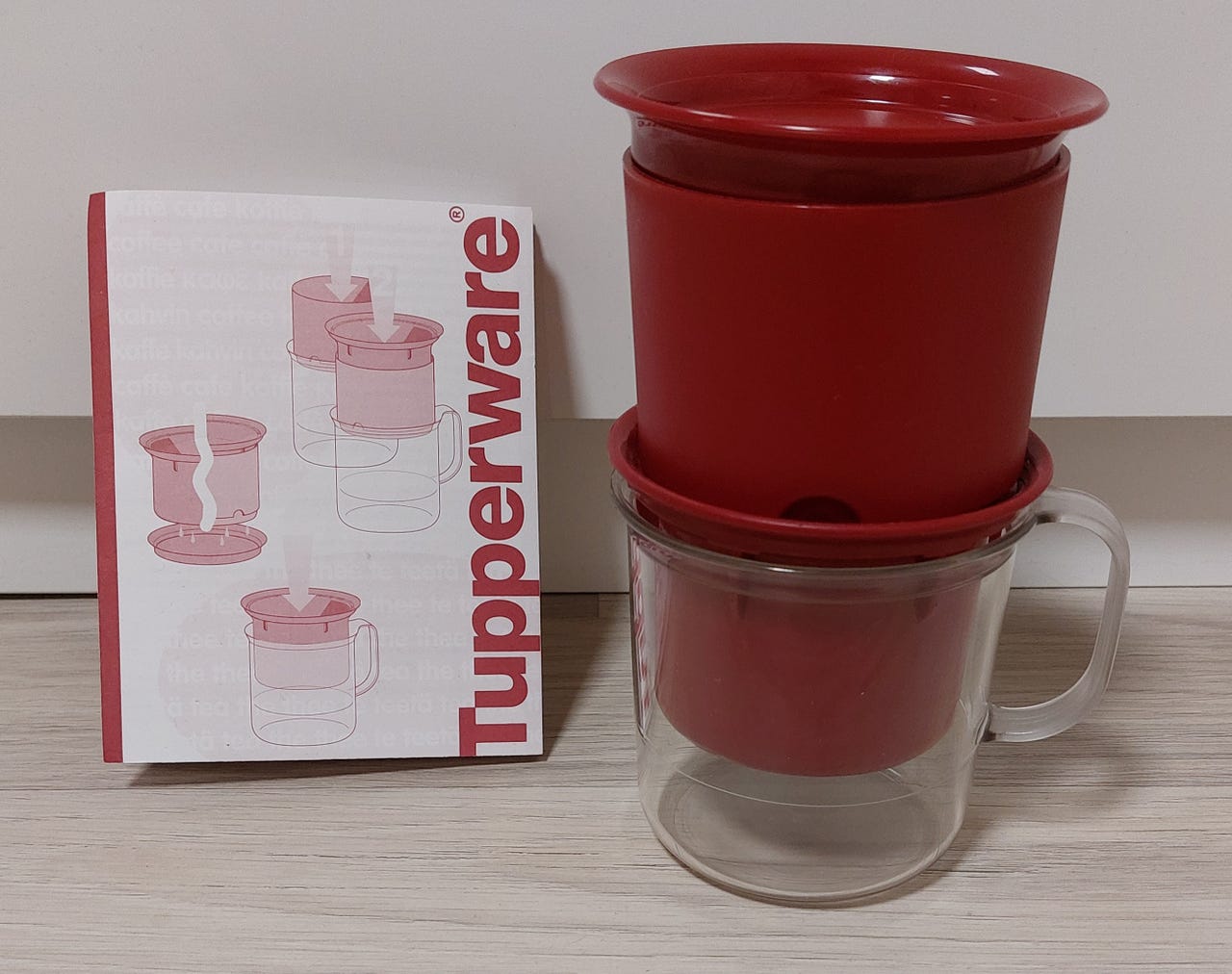 Tupperware Solo kahvin- ja teensuodatin