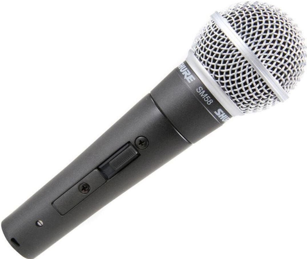 UUSI Shure SM58SE mikrofoni kytkimellä