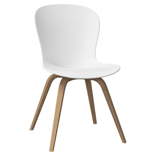 Boconcept, Hauge-tuoli, valkoinen/tammi (ovh:219e)