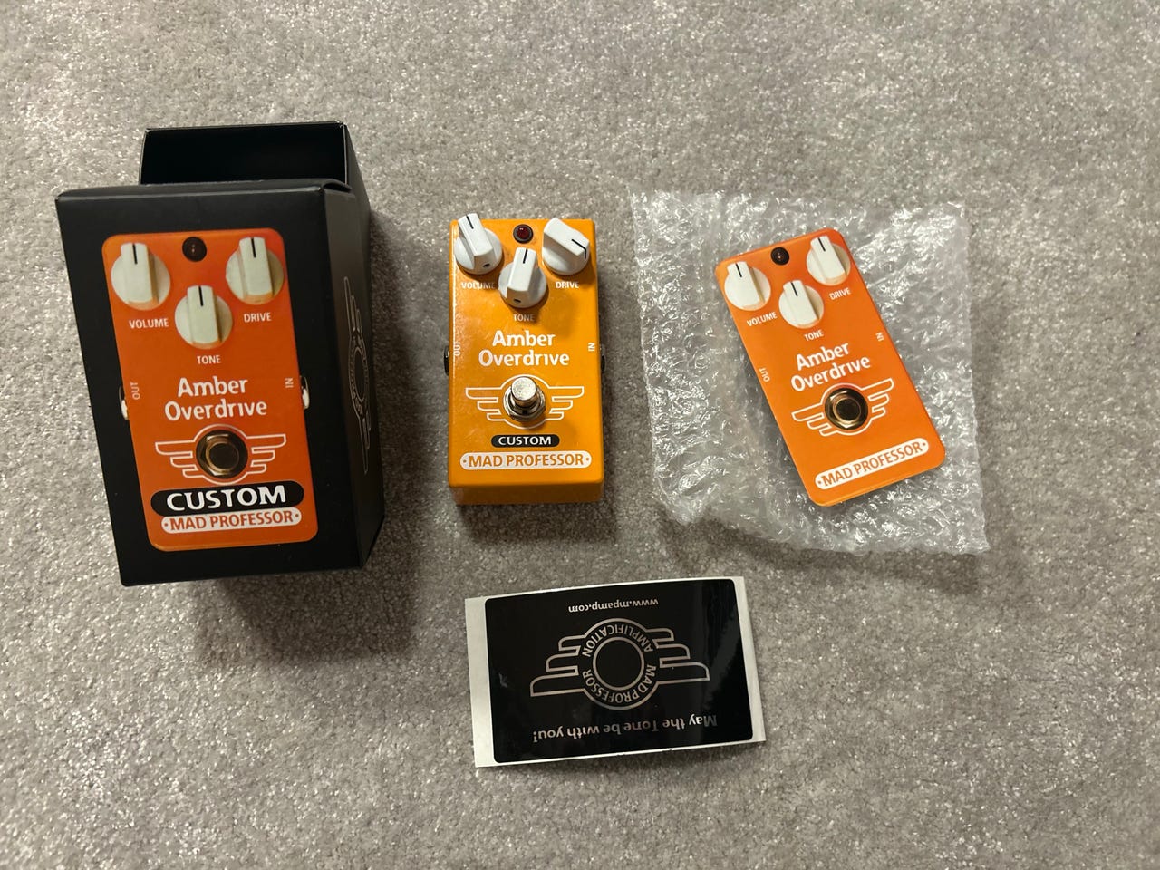 Mad Professor Amber CUSTOM Overdrive with midas touch | Tori