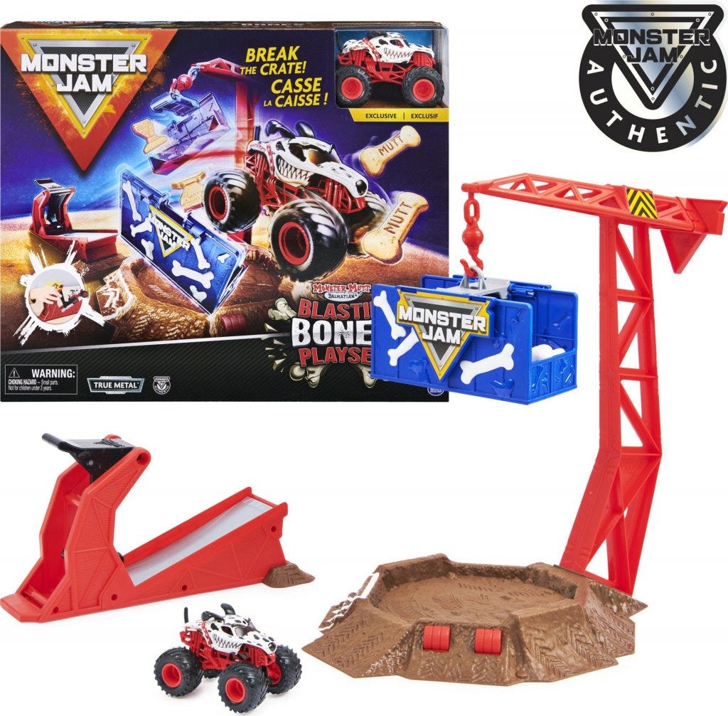 Monster jam monster truck autorata hot wheels
