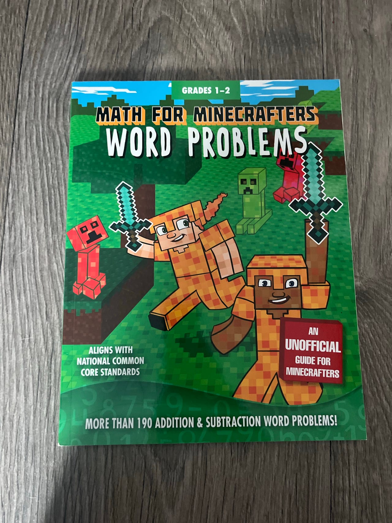 Math for Minecrafters Word Problems matematiikan kirja | Tori
