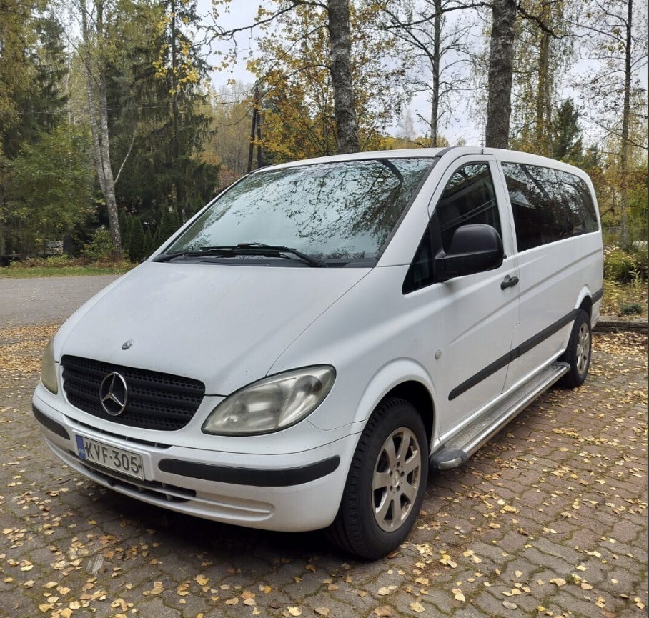 ROVANIEMELLÄ vuokrattavana siisti ja tilava 1+8 paikkainen minibu