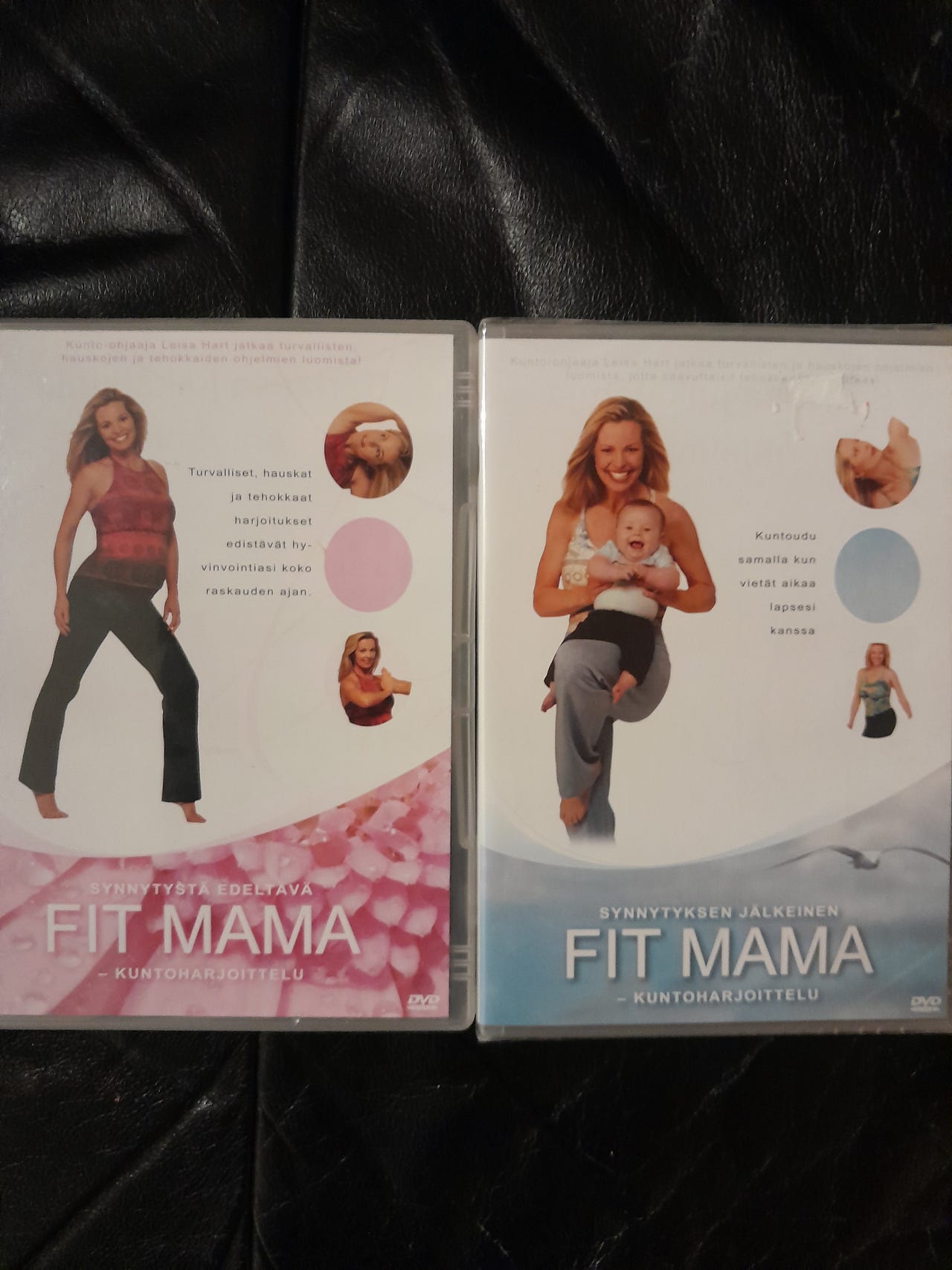 DVD kuntoharjoittelu ennen ja jälkeen synnytyksen