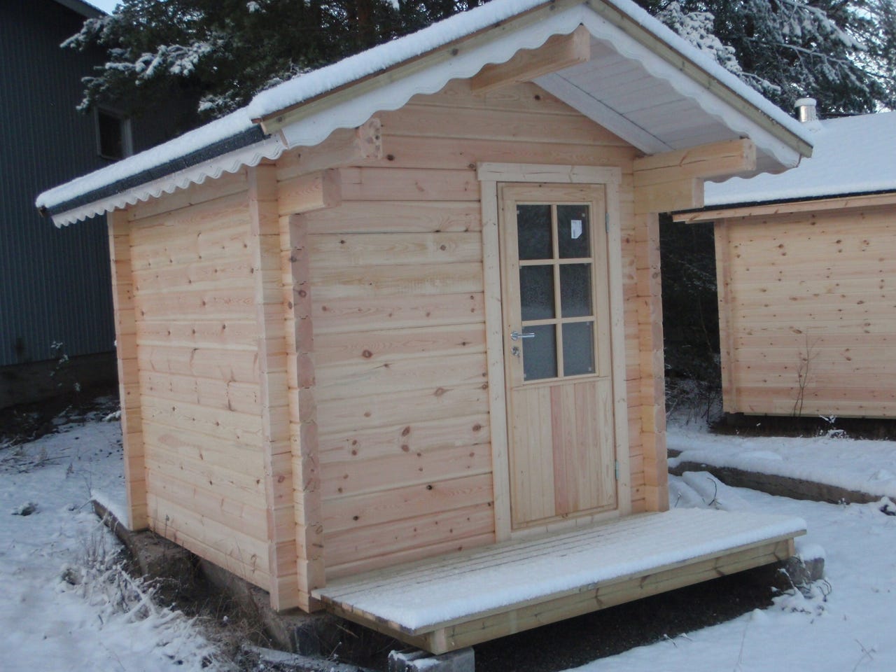 Valmissauna, hirsisauna