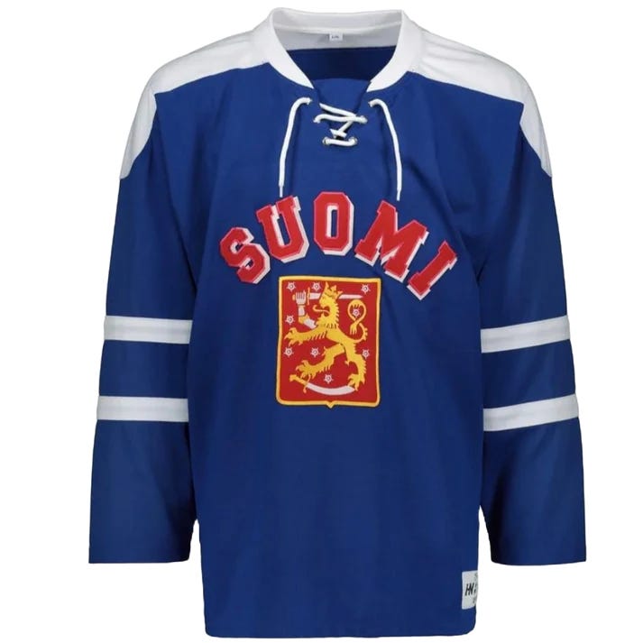 Suomi-pelipaita, koko L/XL