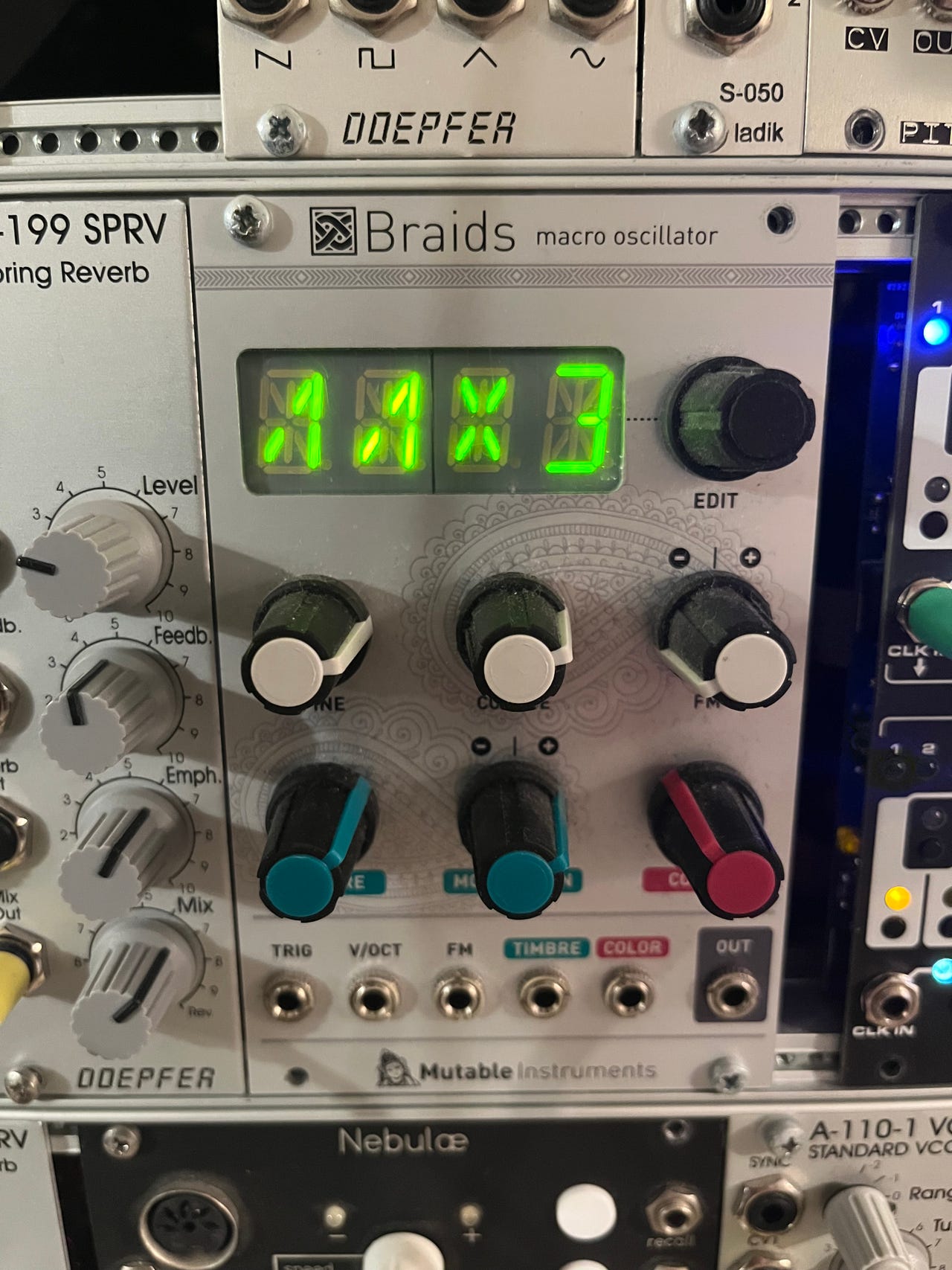 Mutable Instruments Braids eurorack moduuli | Tori