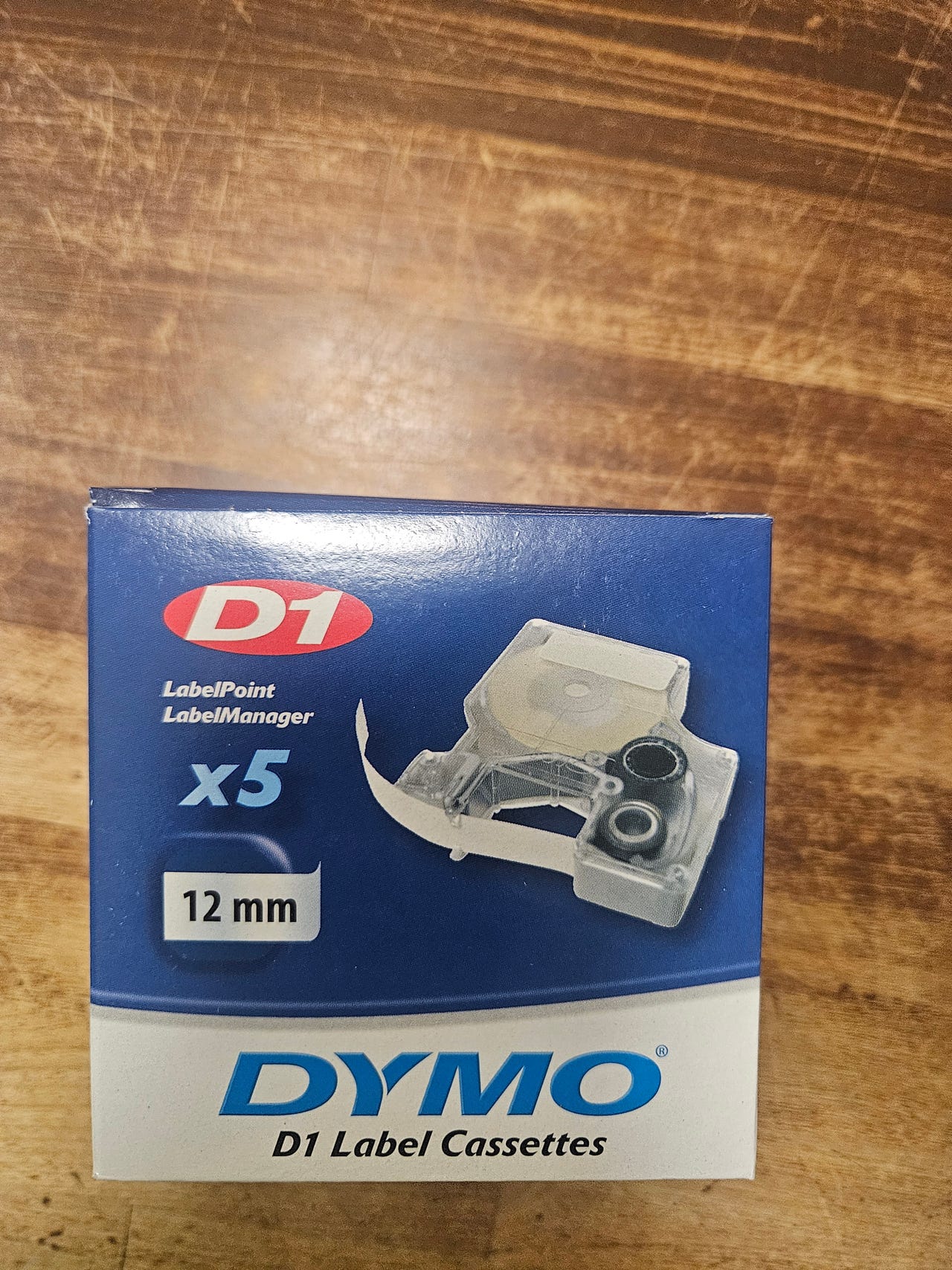 Dymo D1 labelpoint tarranauha 12mm/7m 5kpl | Tori