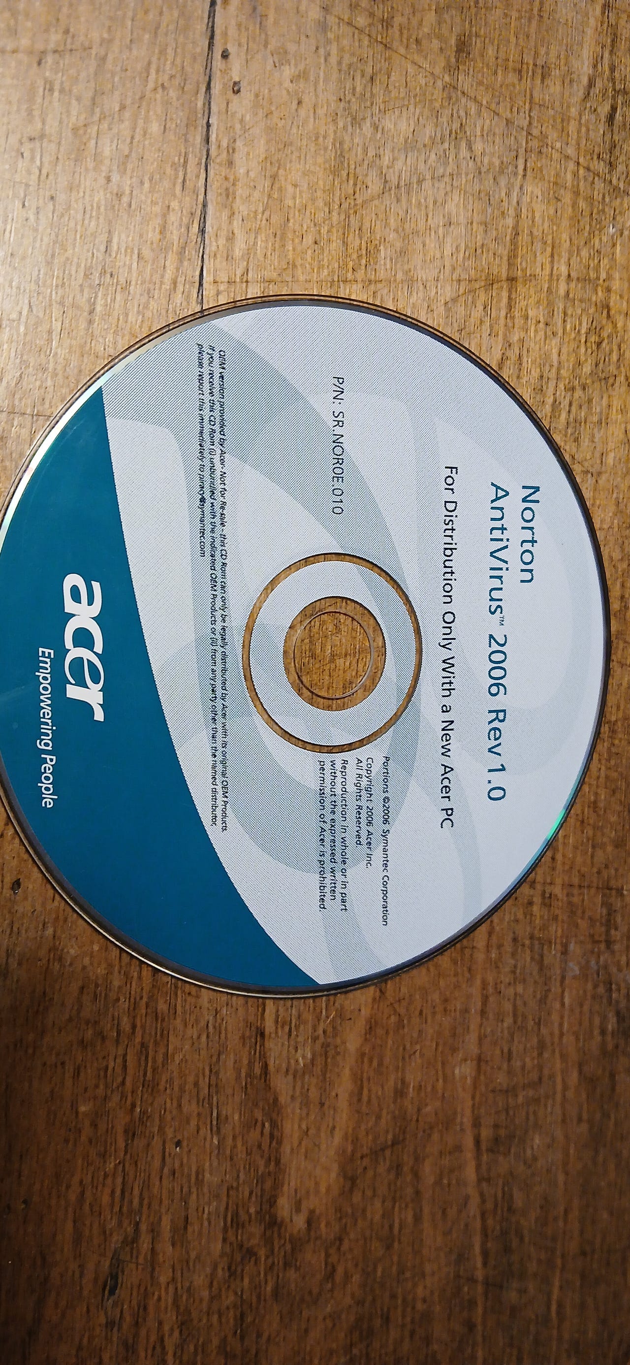 Norton Antivirus 2006 rev1.0