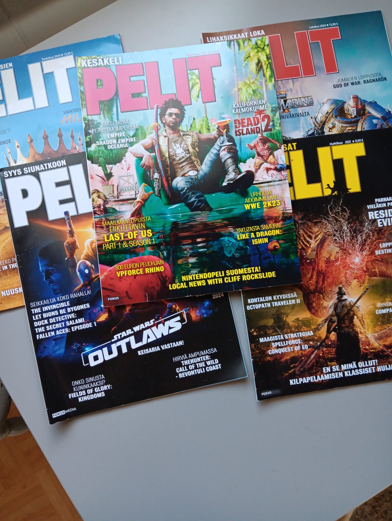 Pelit - lehtiä muutama