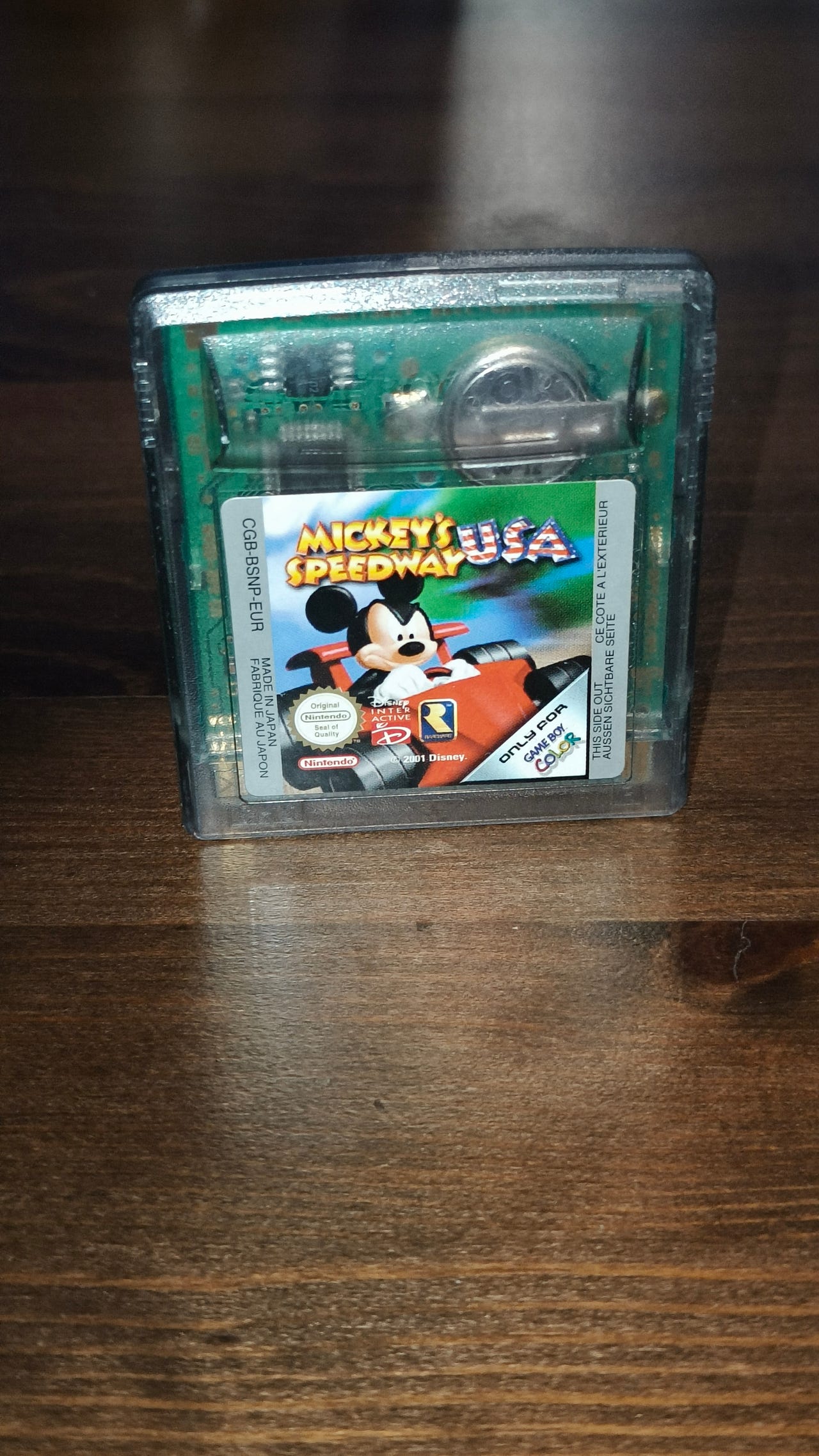 Mickey's Speedway USA Sur Game Boy Color - Version Authentique EUR, Très Bon état, Boîte Complète