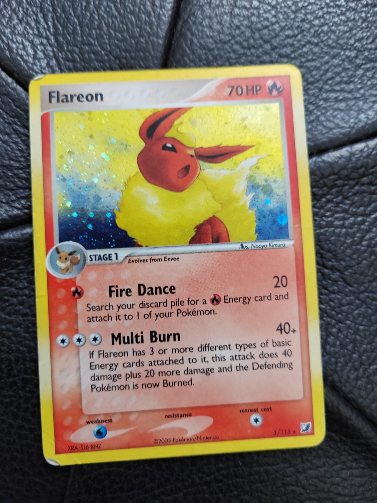 Pokémon Flareon EX Unseen Forces holo | Tori