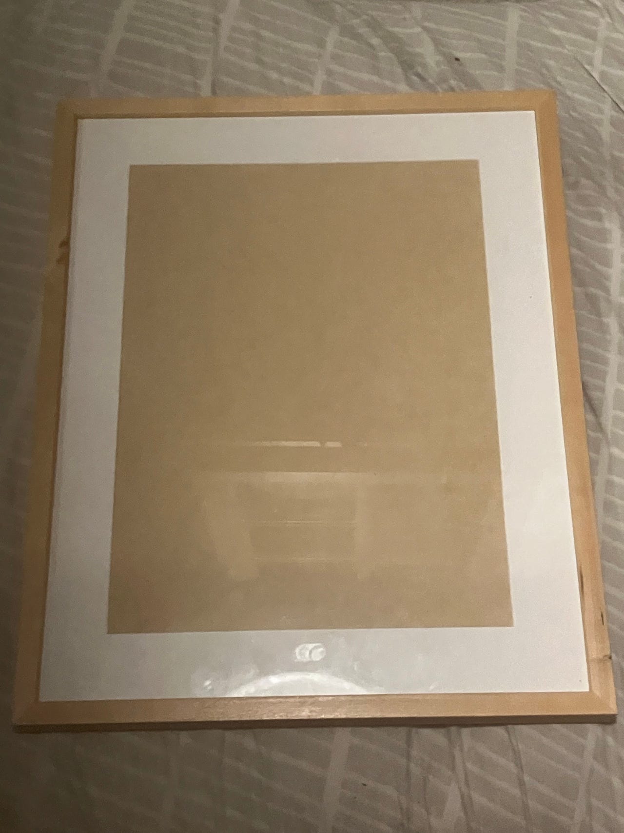 Ikea Ribbyn puunvärinen kehys