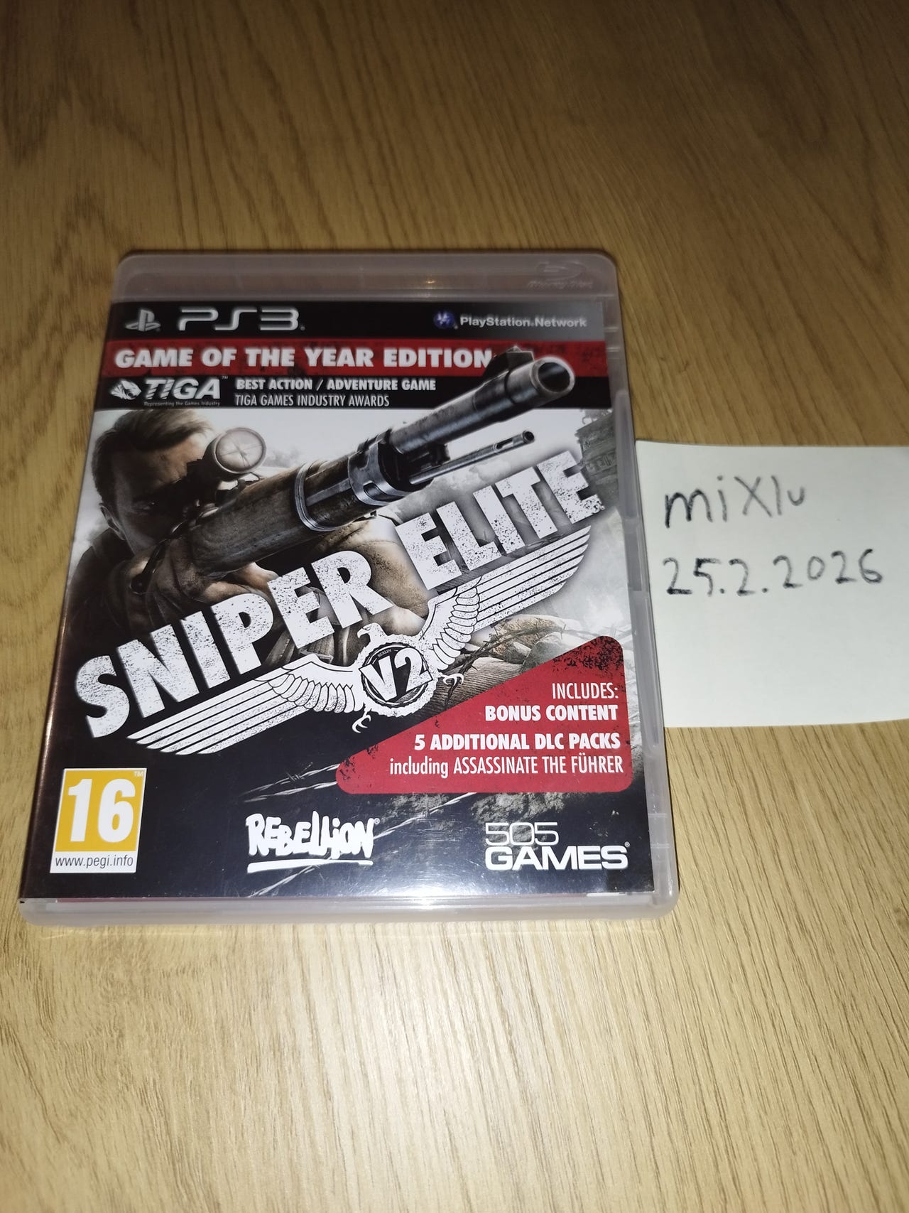 Jeu Sniper Elite V2 Edition Game Of The Year PS3 - Complet PAL FR Avec DLC, Bon état