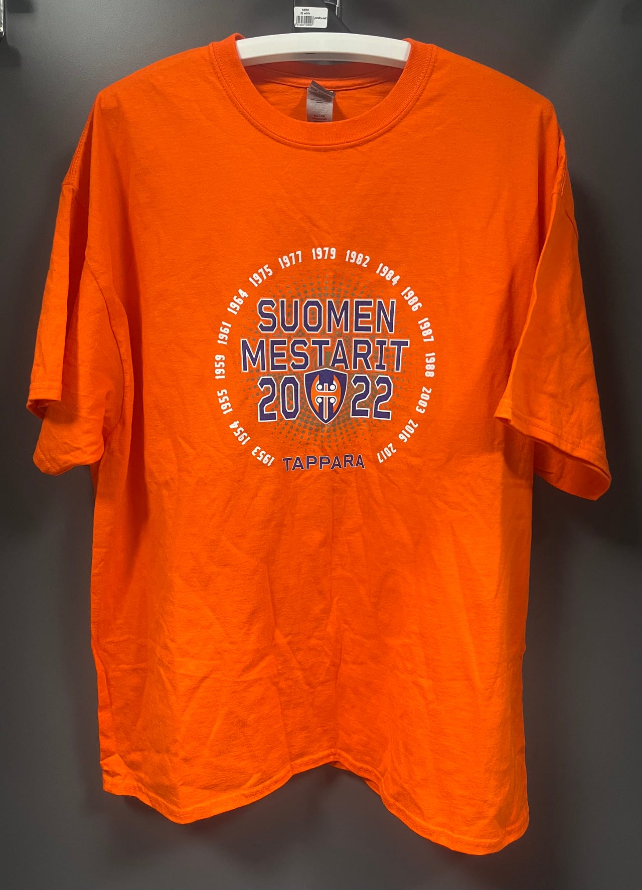 T-paita Tappara 2022 koko 2XL