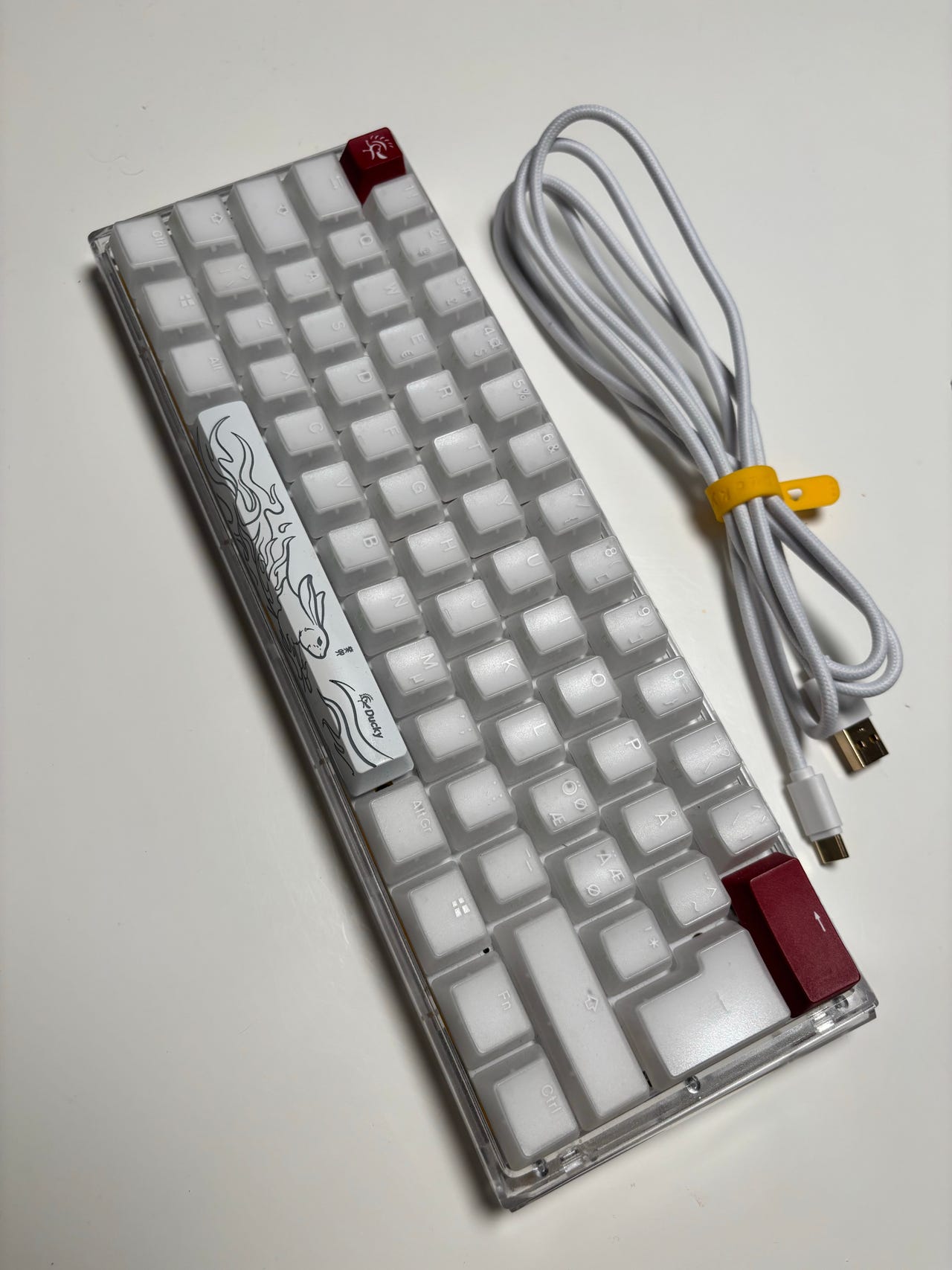 Ducky One 3 - Aura White Nordic - Mini 60% | Tori