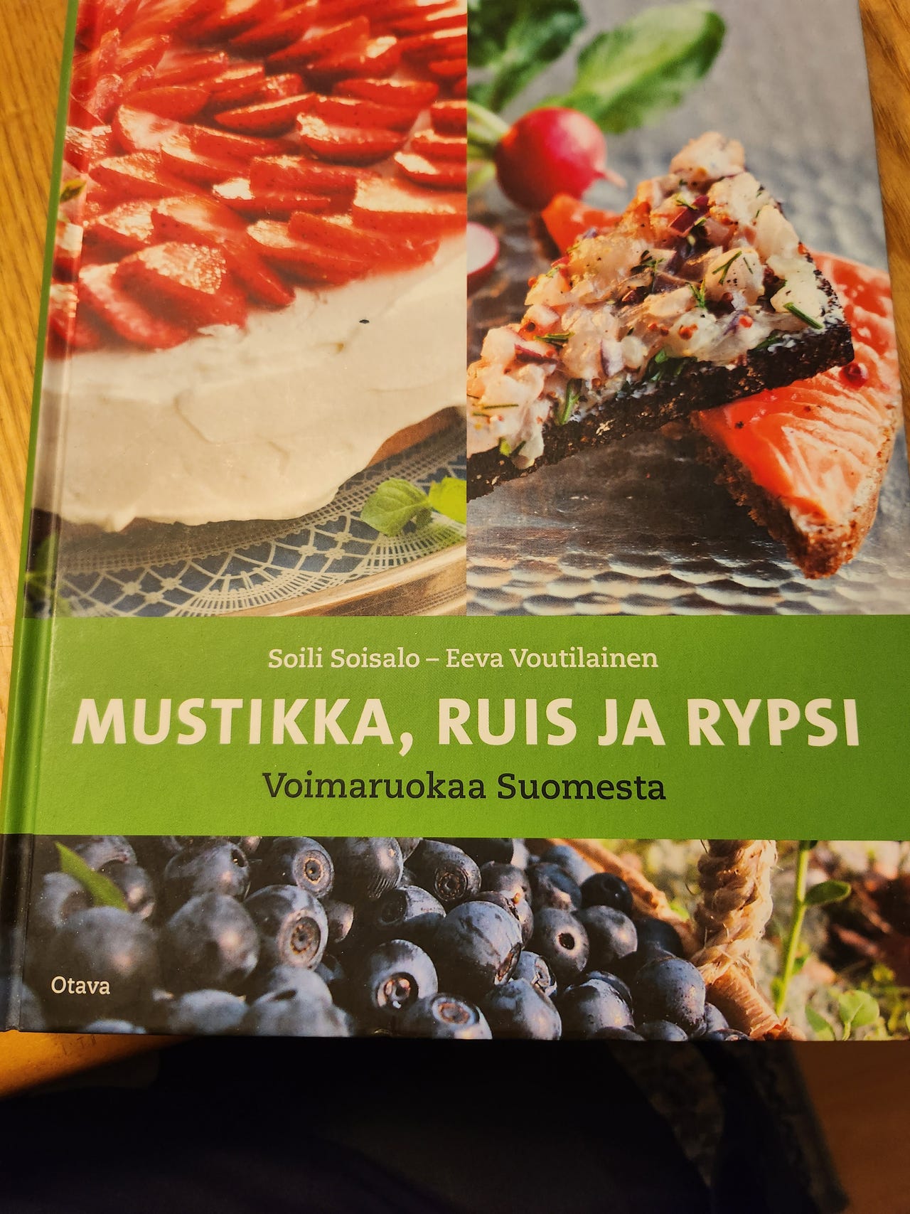Otava Mustikka, ruis ja rypsi keittokirja