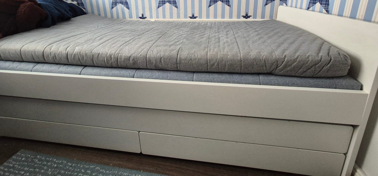 IKEA SLÄKT lasten sänky valkoinen