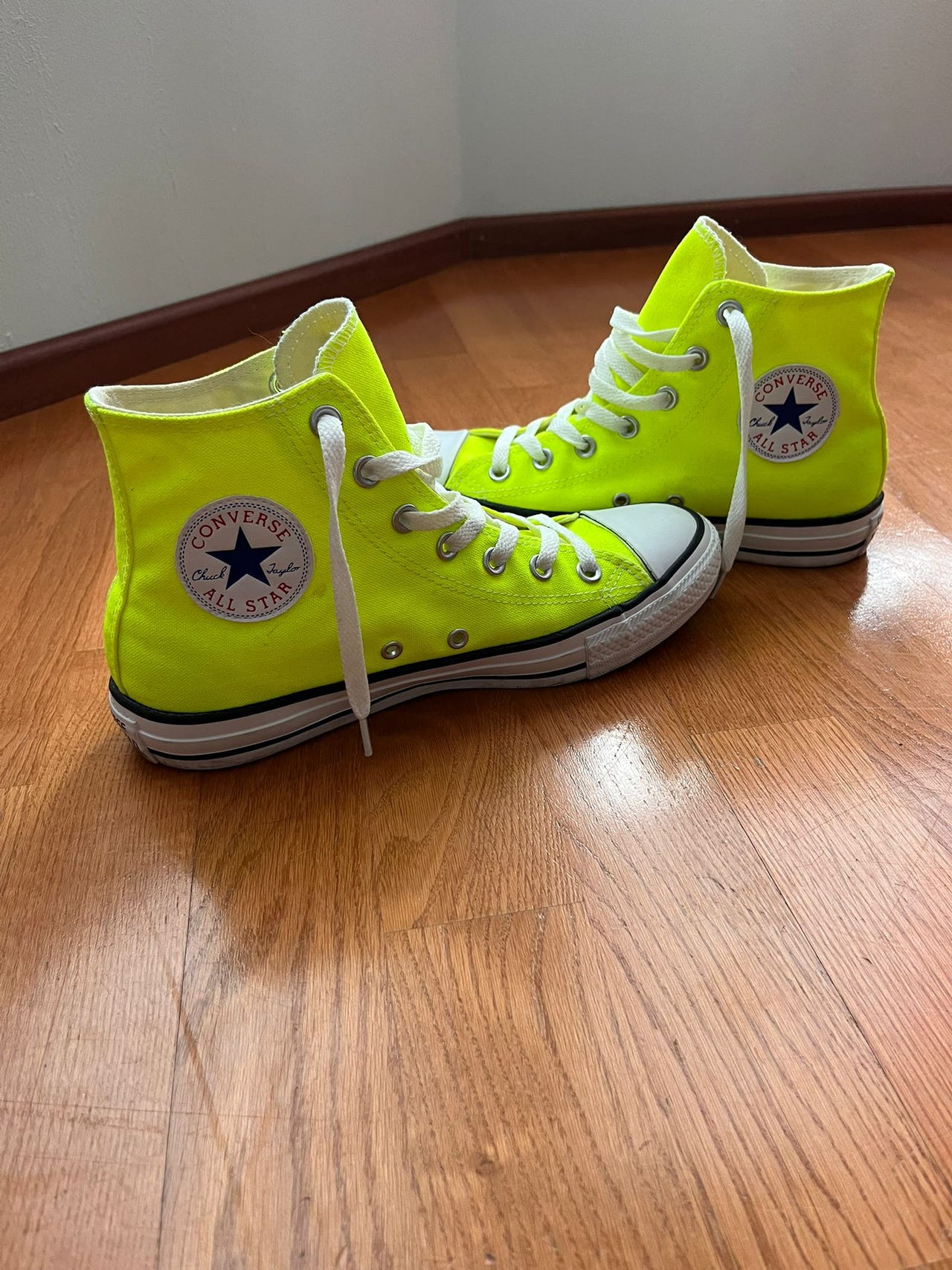 Converse tennarit koko 39 neonvihreät