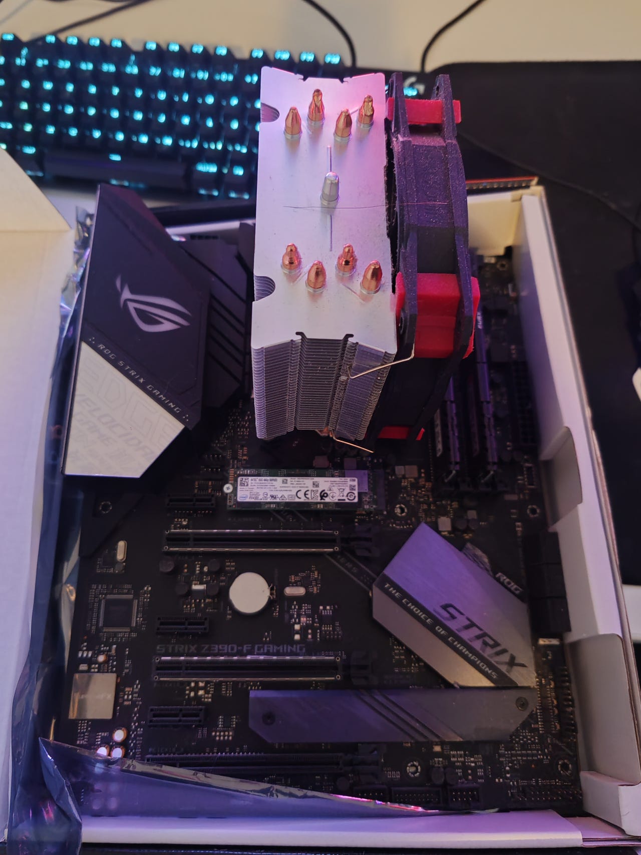 Intel i9 9900k マザーボードセット Asus ROG Z390-F ショップ