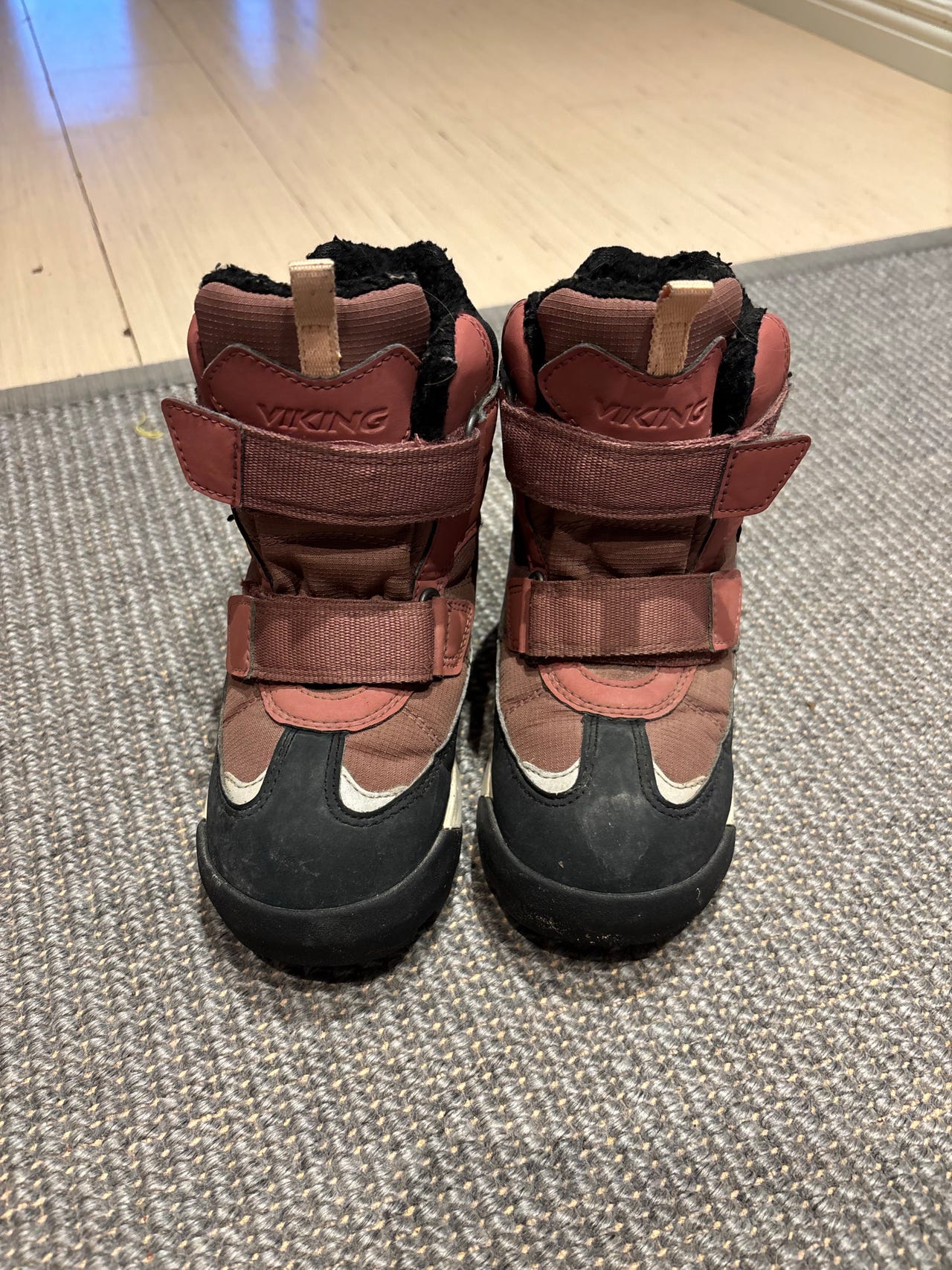Viking lasten talvikengät koko 28 pinkki