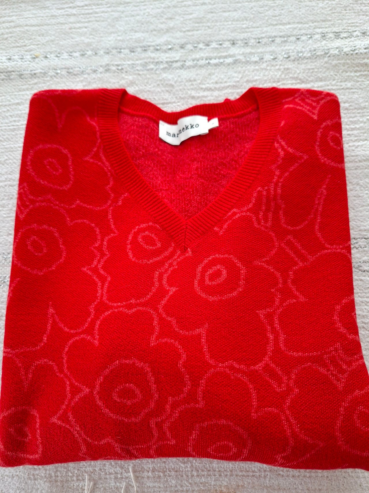 marimekko piirto unikko neule