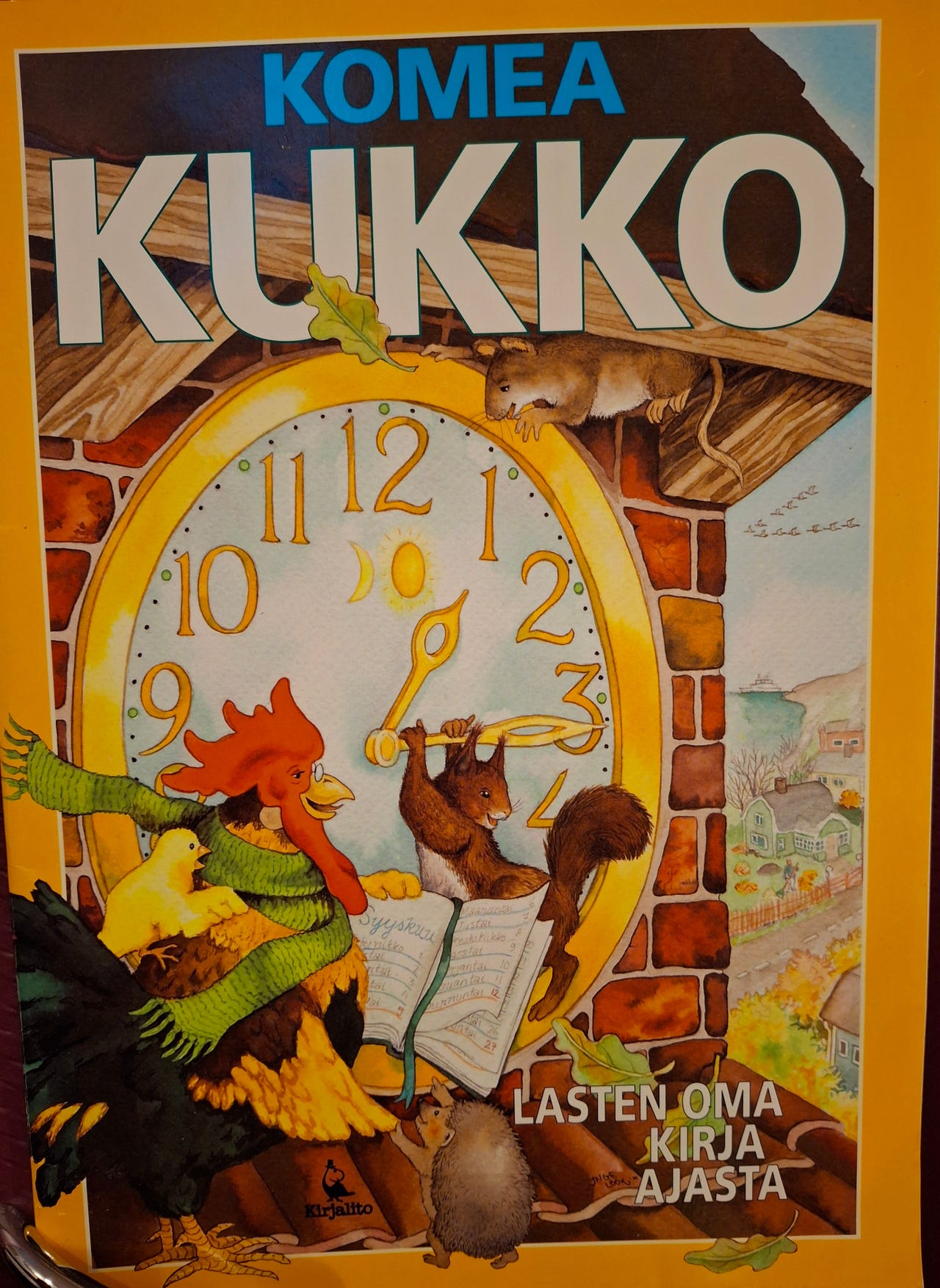 Komea Kukko lasten oma kirja ajasta