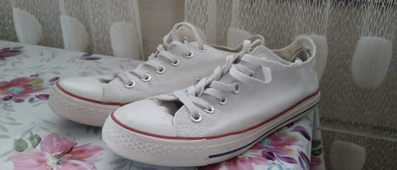 Valkoiset Converse -tennarit 39