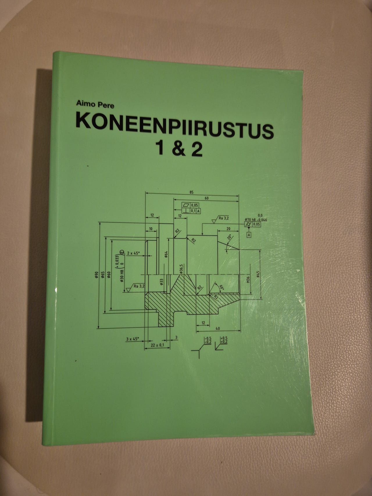 Aimo Pere Koneenpiirustus 1 & 2 oppikirja