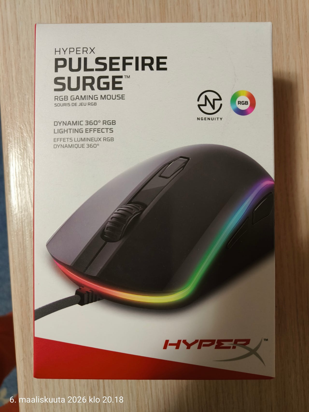 Uusi HyperX Pulsefire Surge -pelihiiri