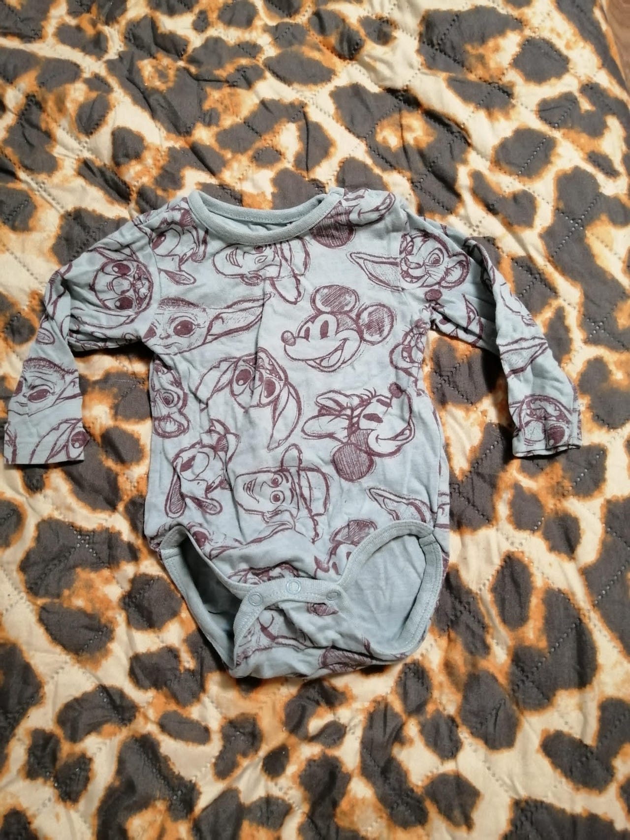 Disney vauvan body koko 56 sininen unisex