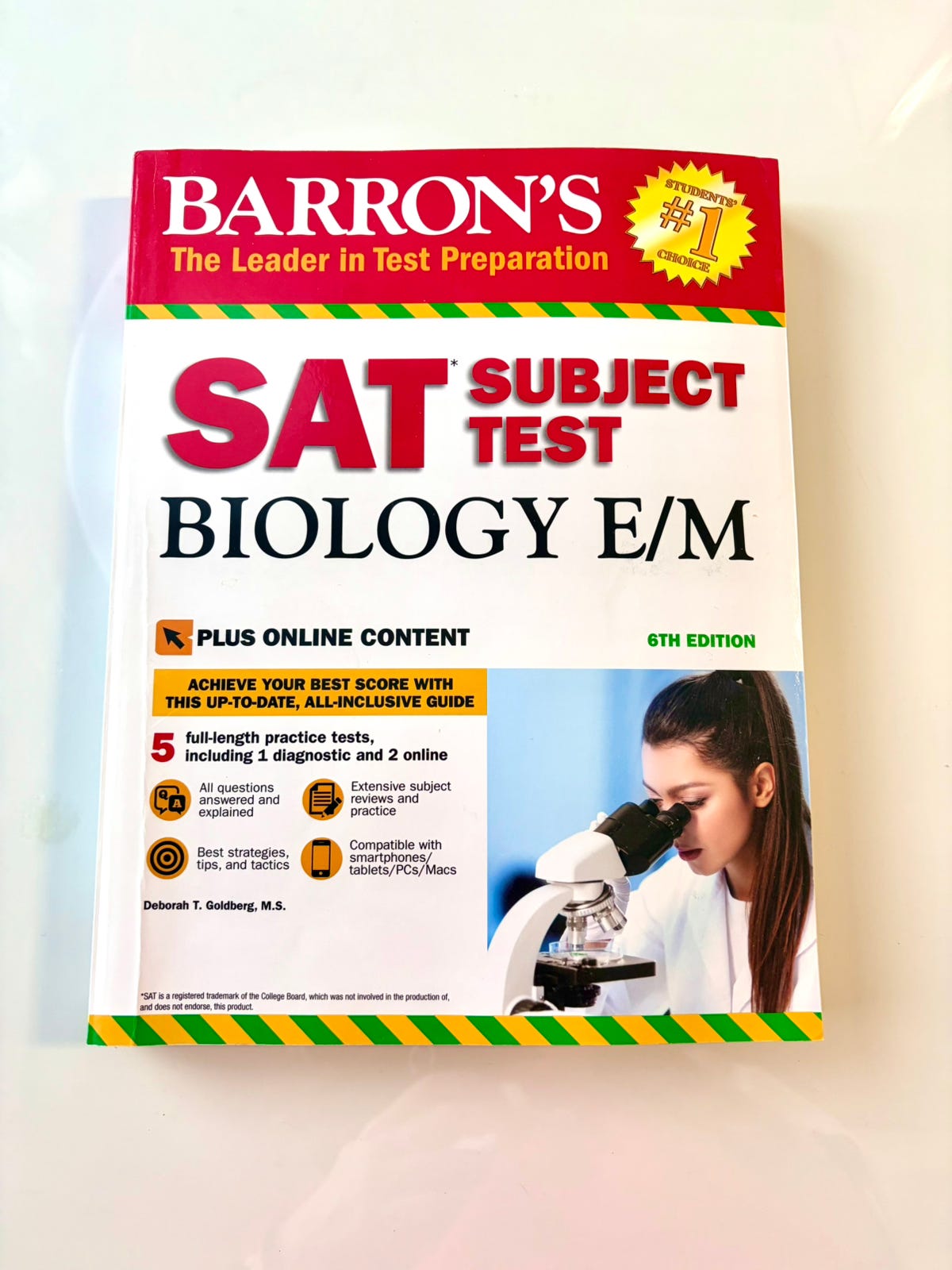 Barron’s SAT subject test biology