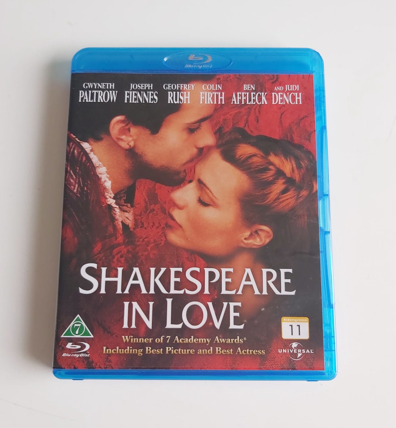 Shakespeare in Love Blu-ray-elokuva