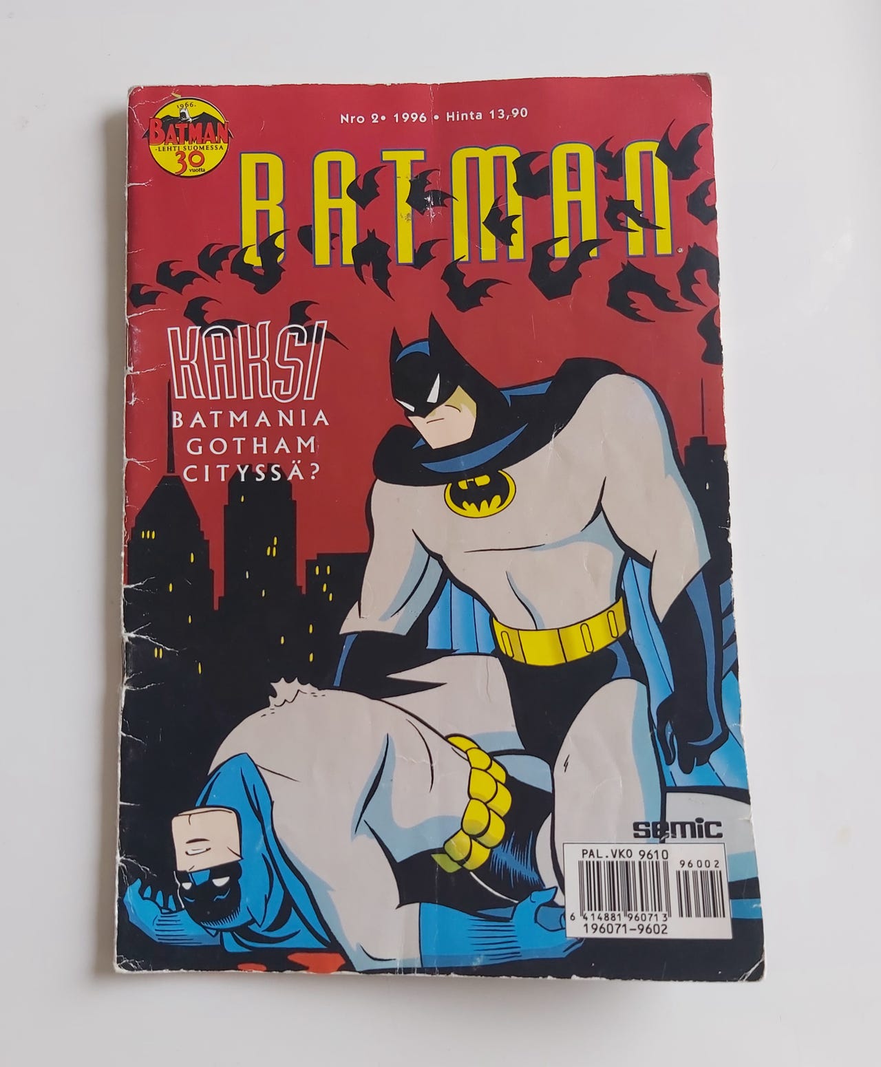 Batman sarjakuvalehti nro 2 1996 suomenkielinen