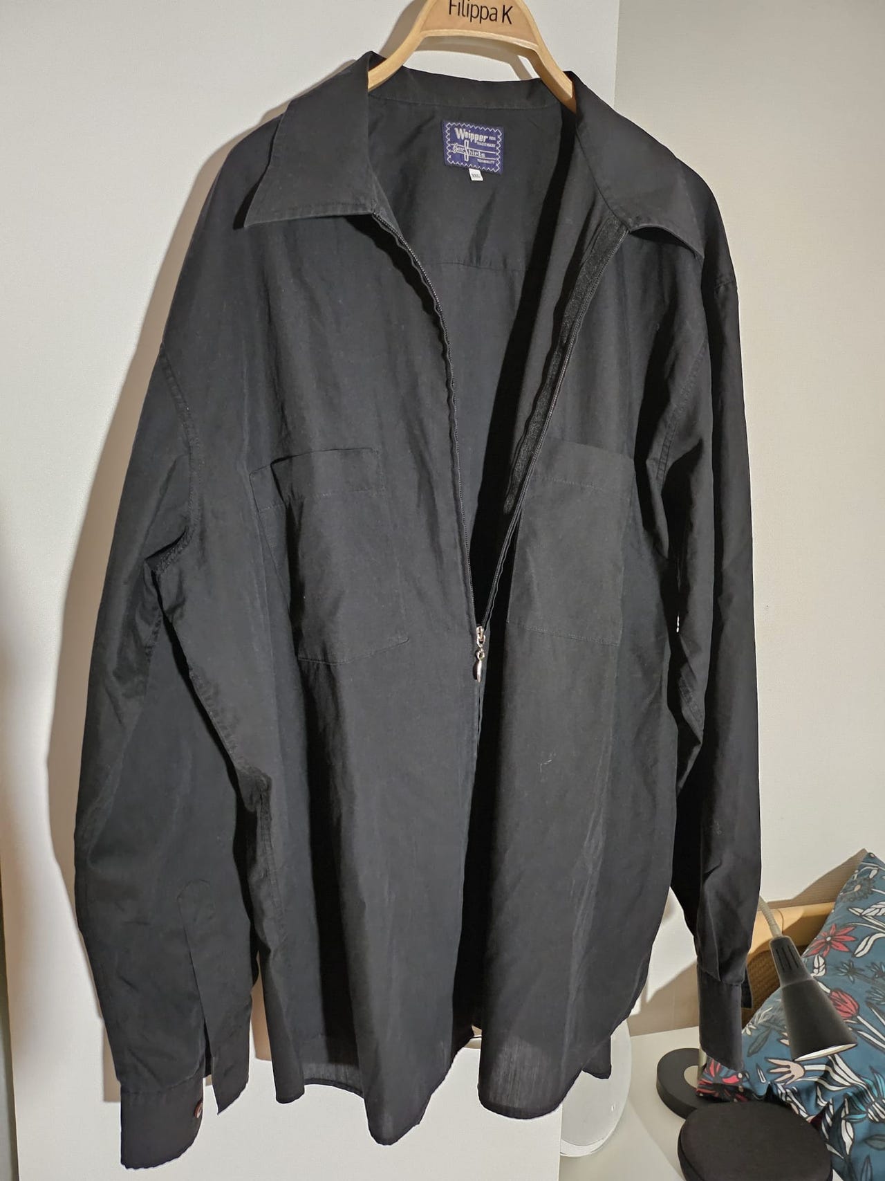 90-luvun Weipper italialainen oversize paita/takki XXL vetoketjul