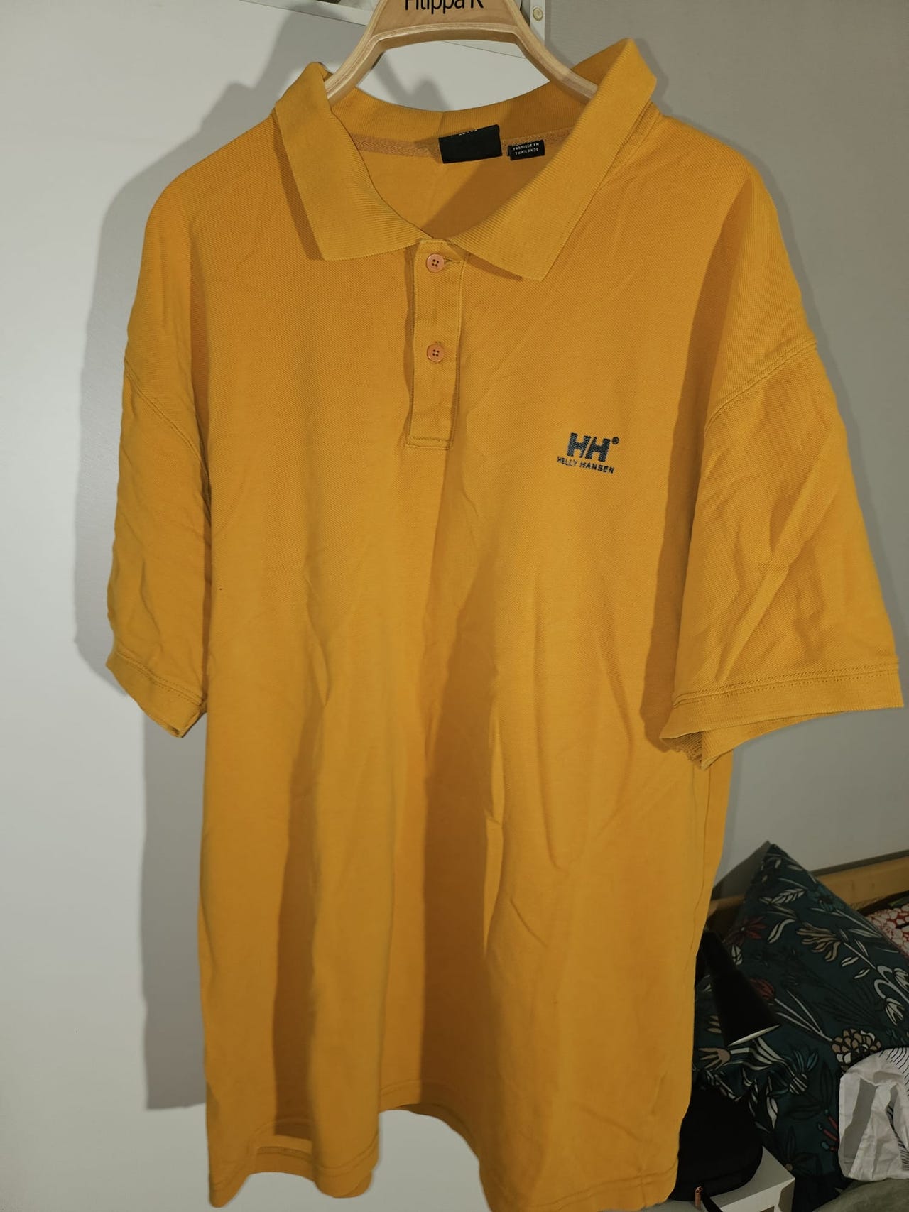 Helly Hansen vintage polo XL (oranssi/sinapinkeltainen)