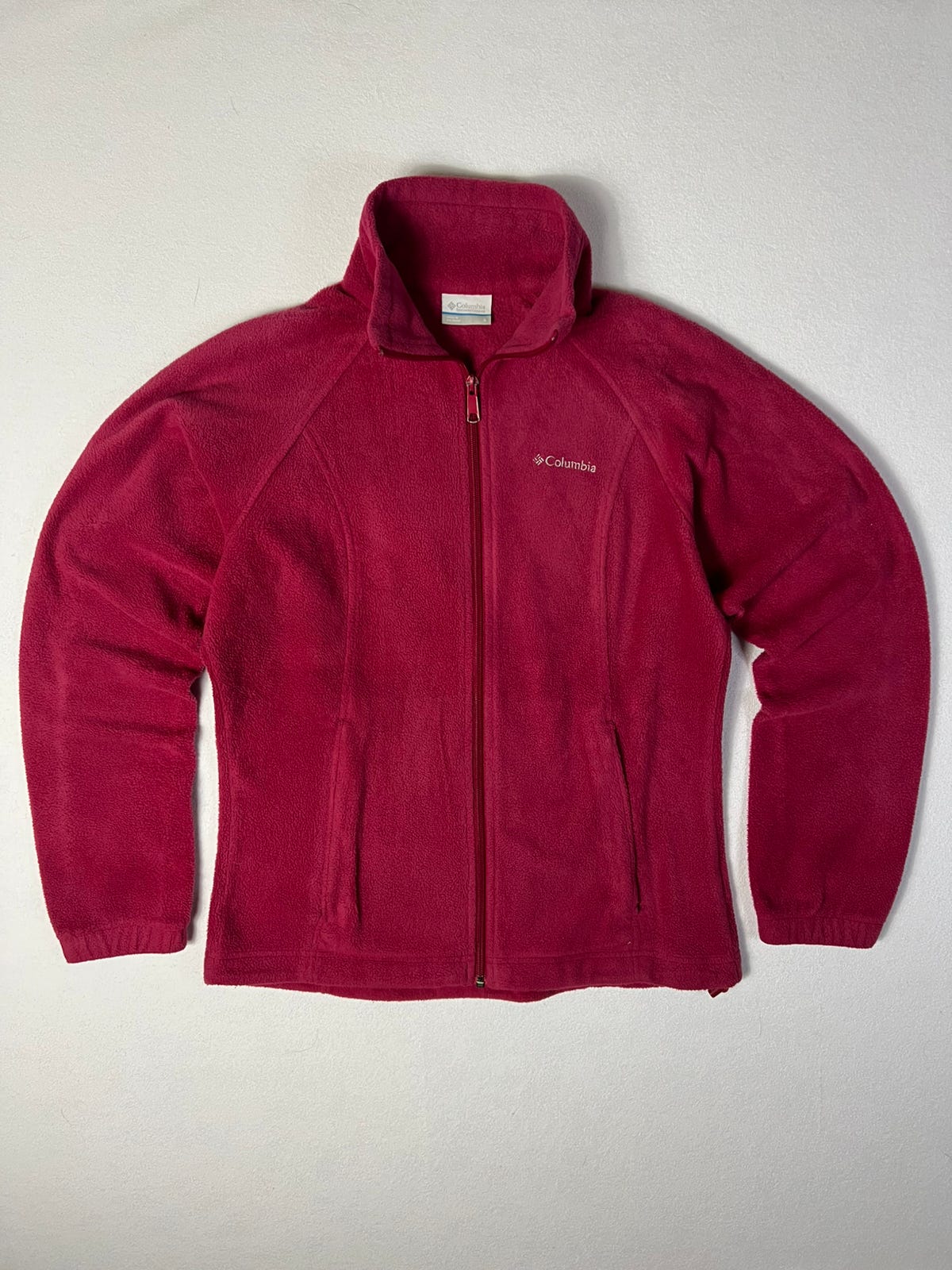 Columbia fleece-takki S pinkki polyesteri naisten