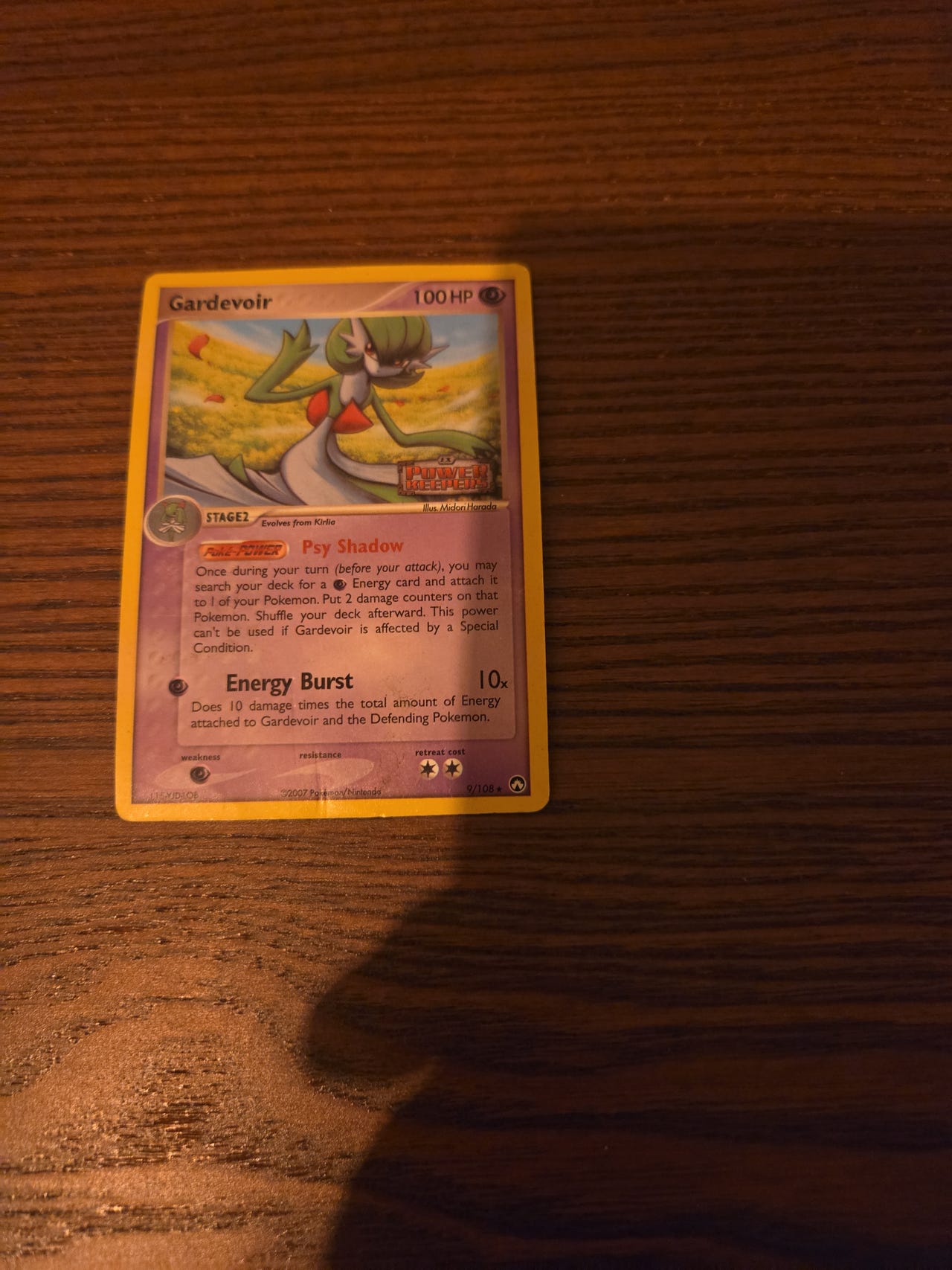 Pokémon Gardevoir keräilykortti