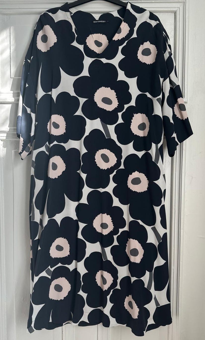 Marimekko Riimu Pieni Unikko mekko S-L