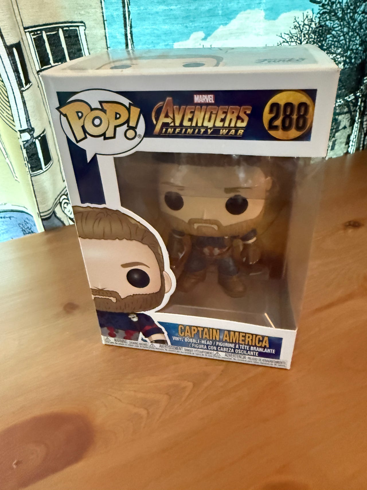 Figurine Funko Pop Marvel Avengers 2 Captain America 9 cm - Figurine de