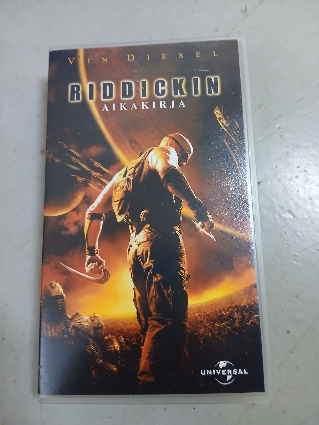 Riddickin aikakirja VHS elokuva