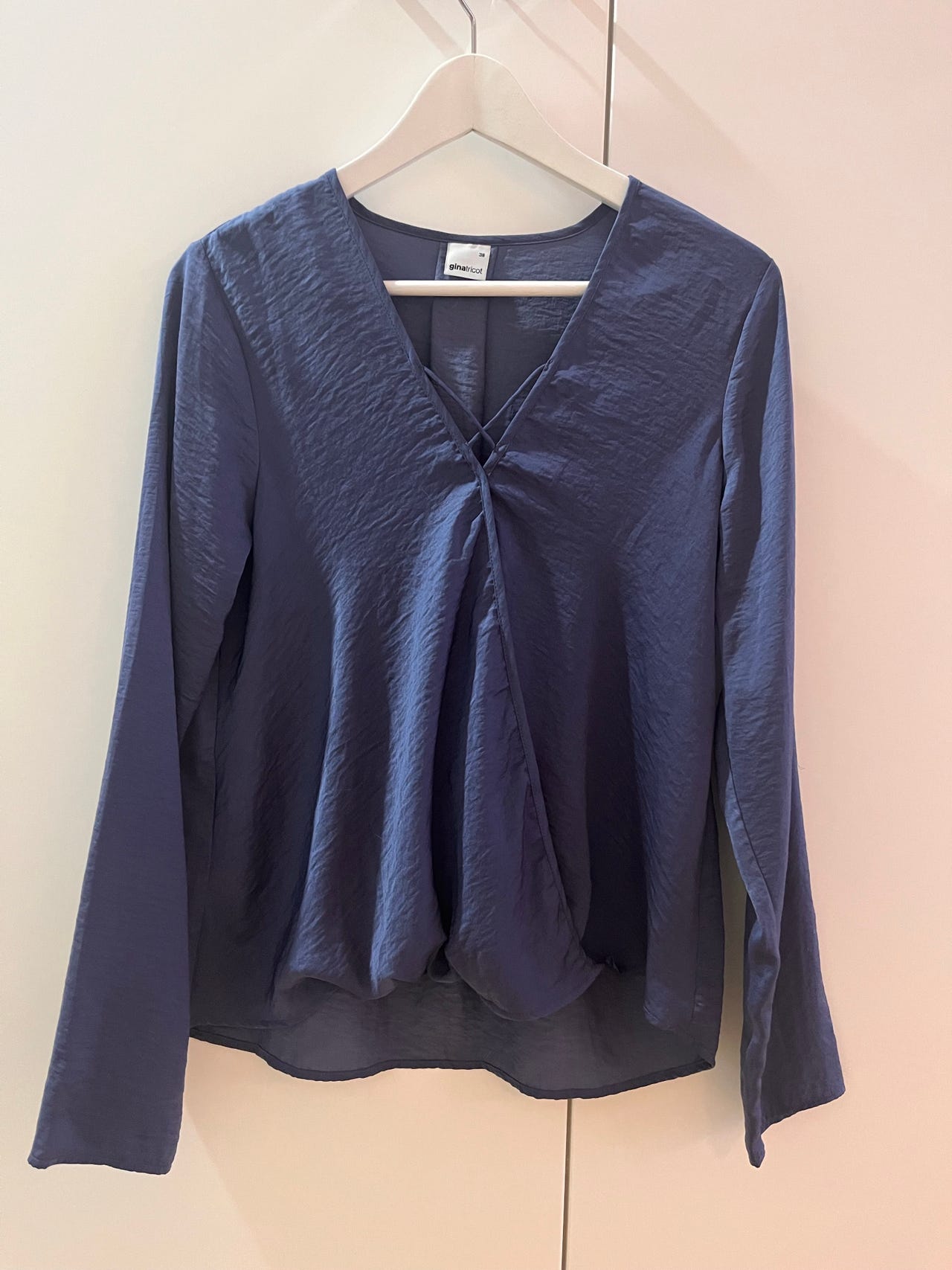 Gina Tricot pusero koko 38 sininen polyesteri