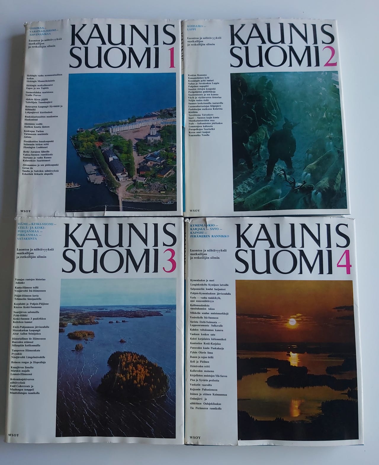 Kaunis Suomi kirjasarja osat 1–4