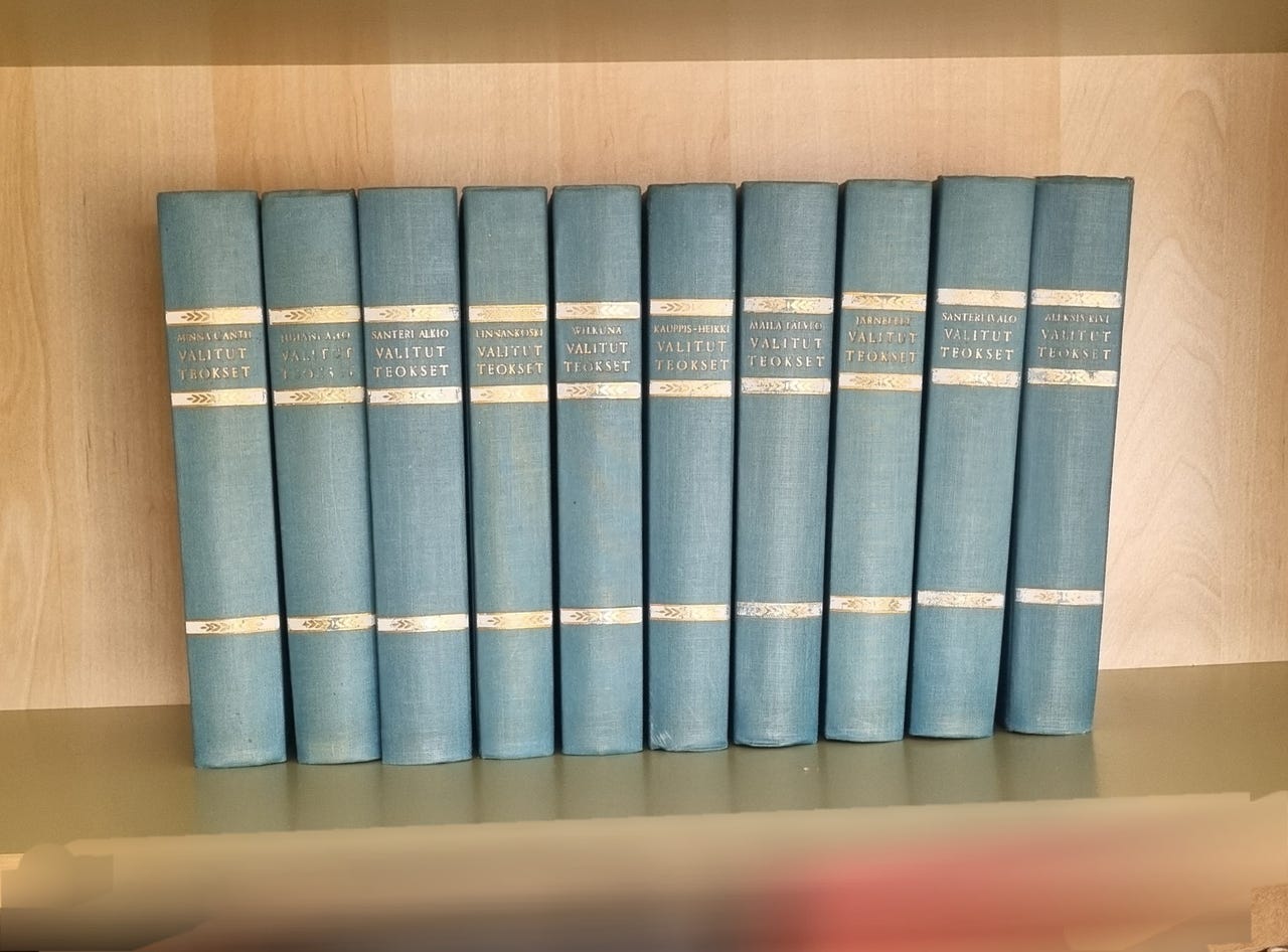 VALITUT TEOKSET Suomen Kansalliskirjailijoita 1953