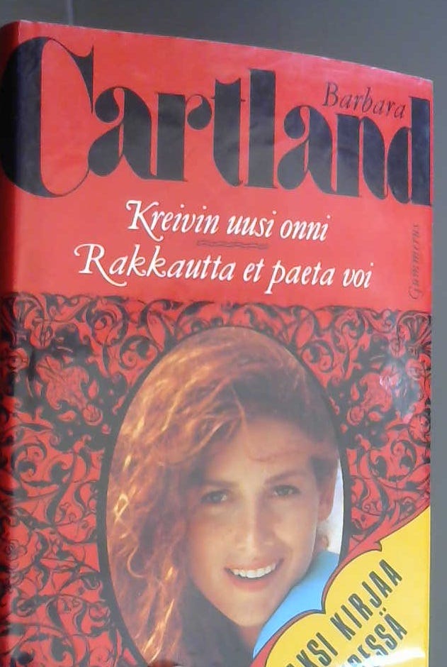 Barbara Cartland: Kreivin uusi onni / Rakkautta et paeta voi (sid