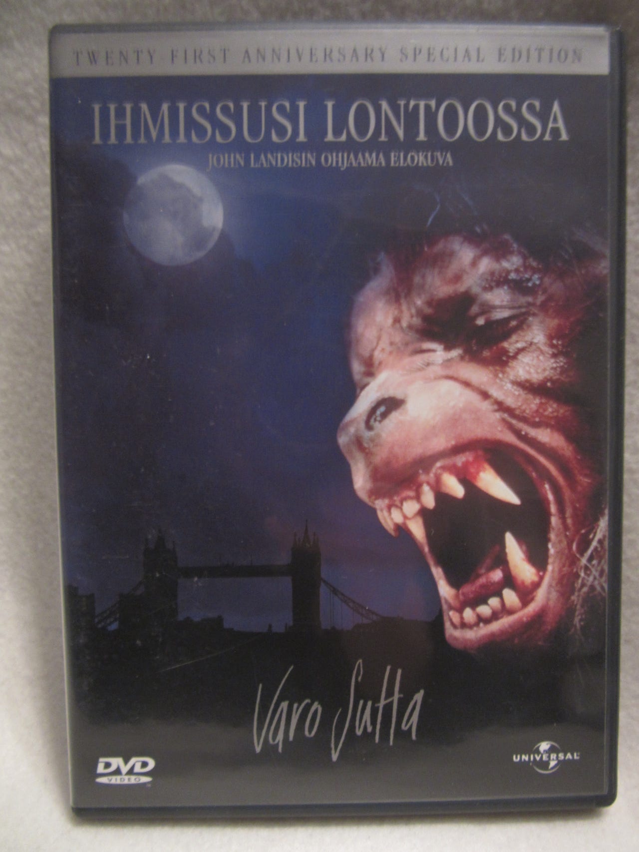 Ihmissusi Lontoossa dvd