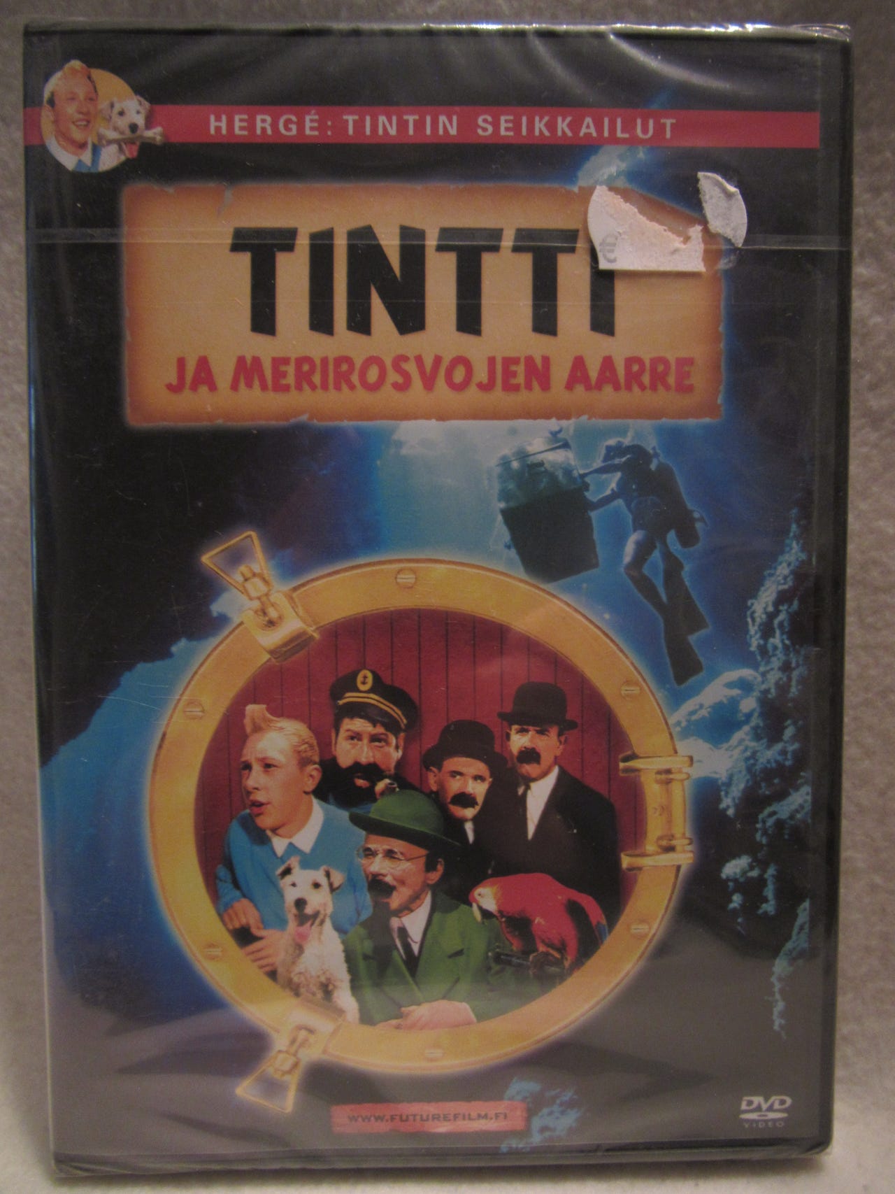 Tintti ja merirosvojen aarre dvd uusi