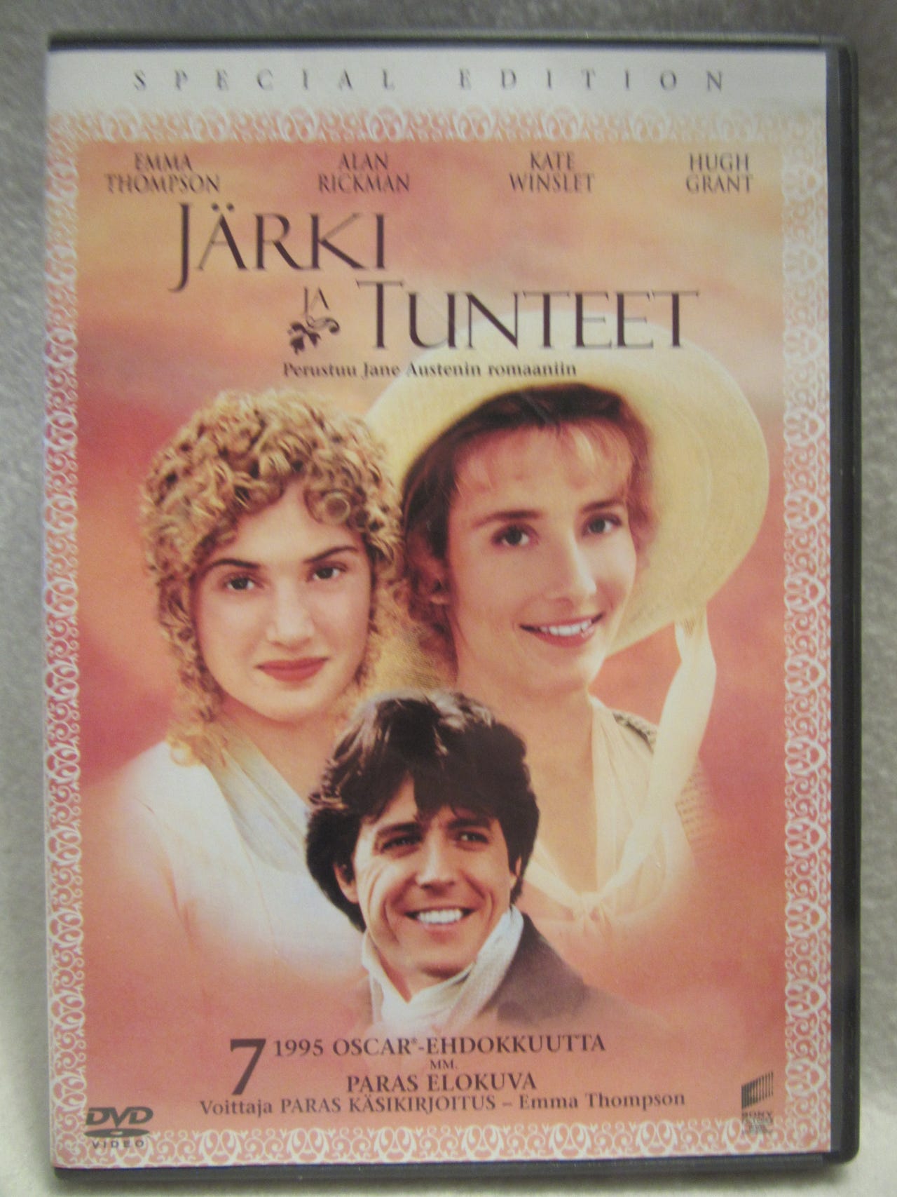 Järki ja tunteet dvd