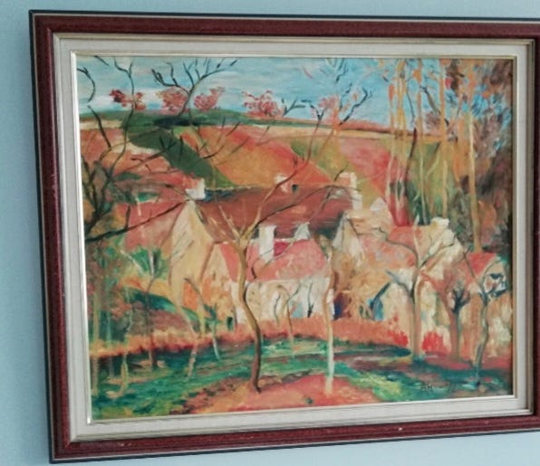50x60 öljyväritaulu.
