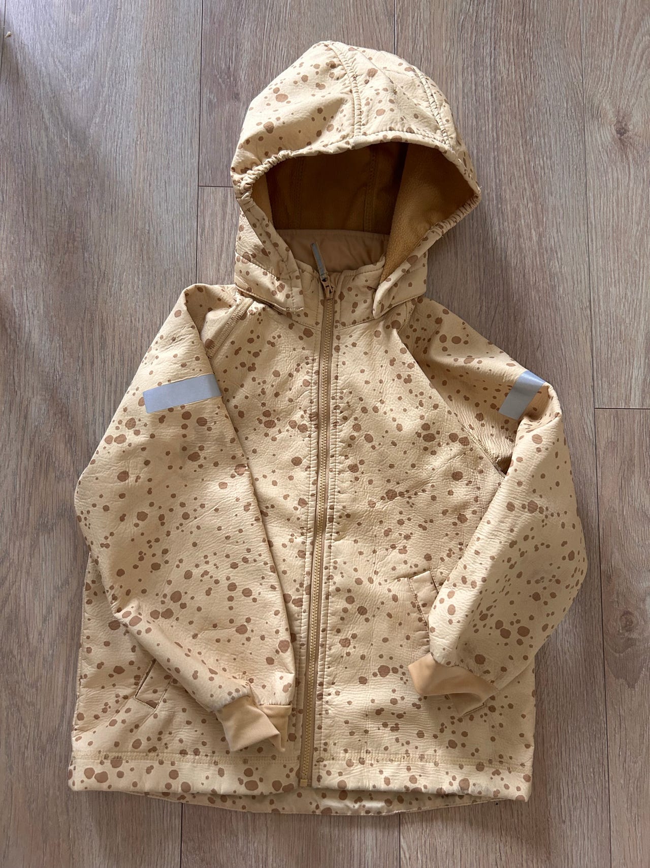 H&M lasten takki 110/116 beige/keltainen